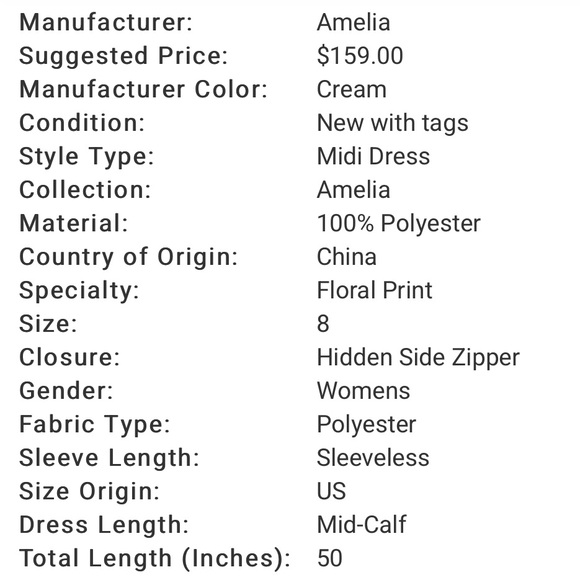 NWT pink lilac cream floral tassel tie midi dress chiffon lined AMELIA 8 or 10 - Picture 3 of 13